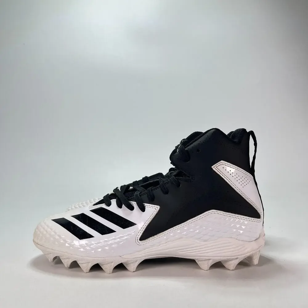 adidas Freak Mid MD White Black Football Cleats Shoes CG4442 Men's Size 7.5